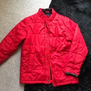 Kids red puffer coat